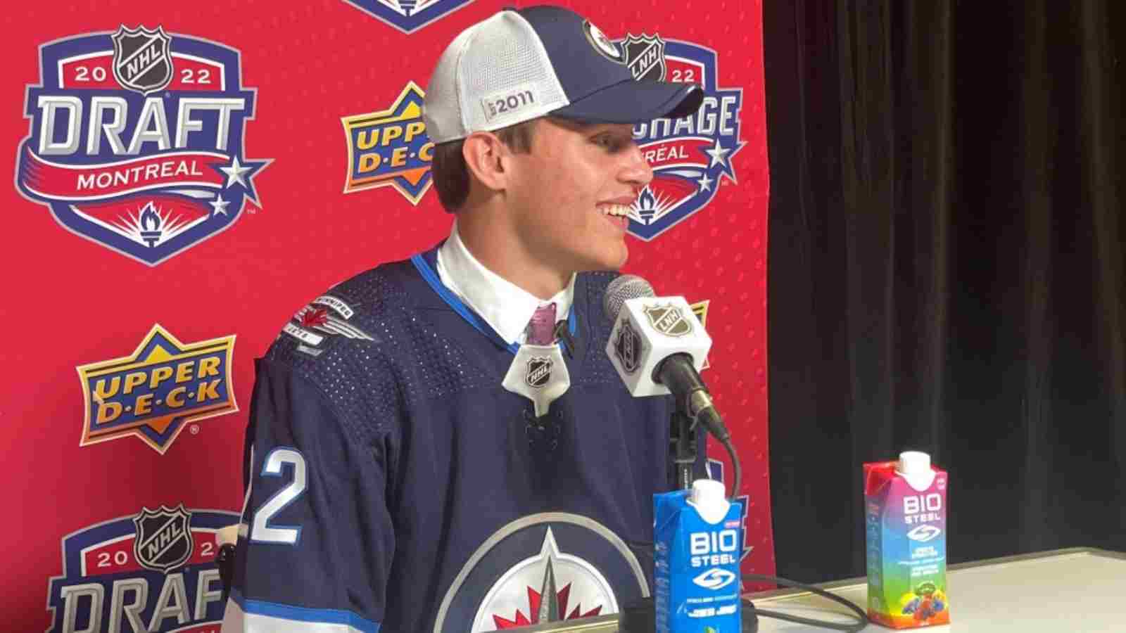 “Left a mark on them” – Forward Rutger McGroarty makes an impact on Jets during interview before 2022 NHL Draft