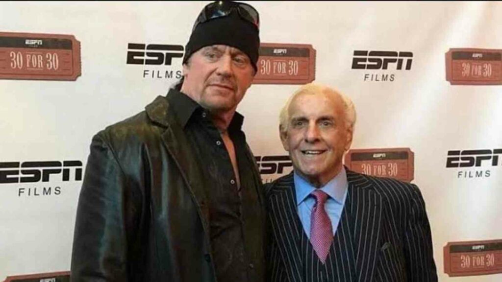 Ric Flair and The Undertaker at an event