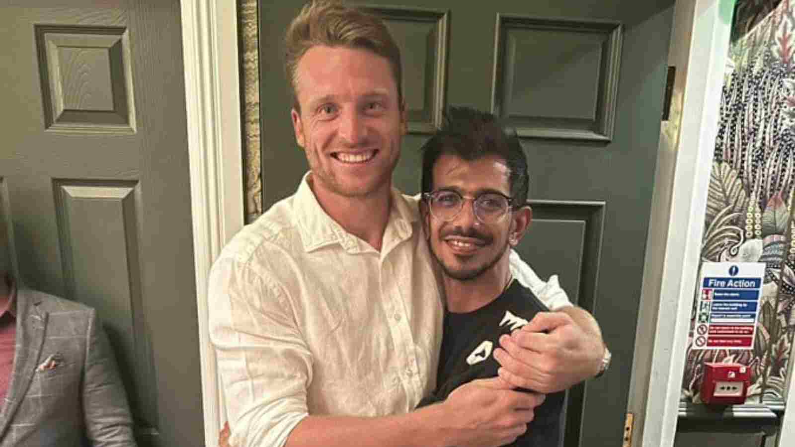 “Jab we met in London”- Yuzvendra Chahal posts picture with Rajasthan Royals teammate Jos Buttler