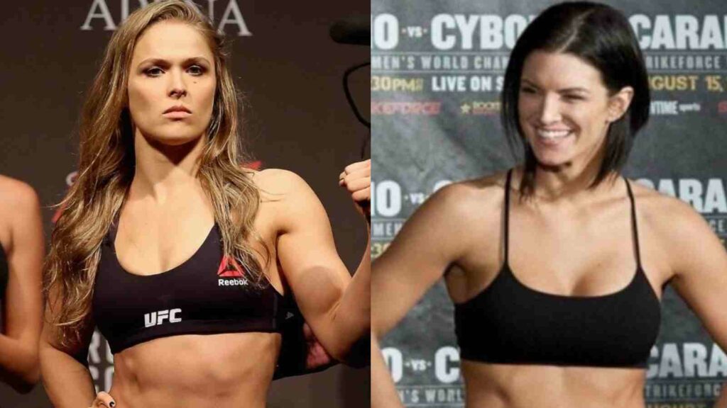 Ronda Rousey and Gina Carrano