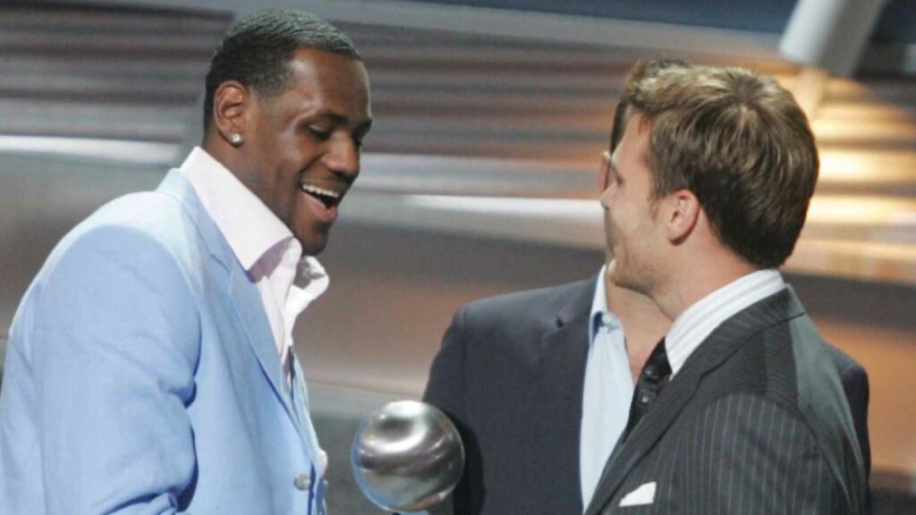 Tom Brady and LeBron James