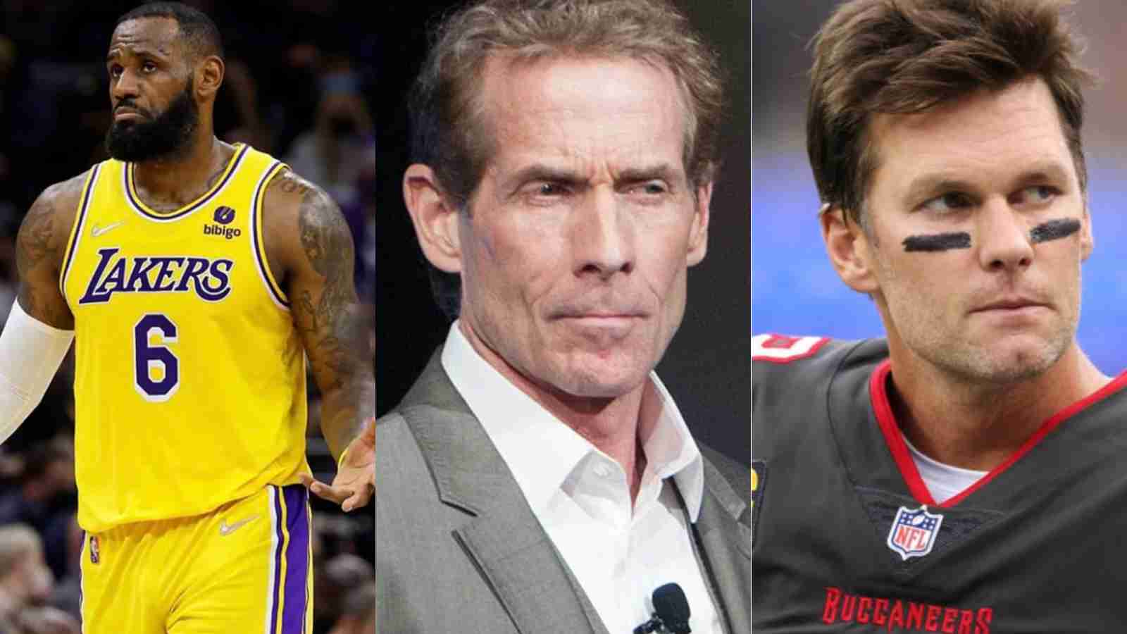 “He isn’t defeating Father Time” Skip Bayless slapped LeBron James with brutal Tom Brady’s reality-check