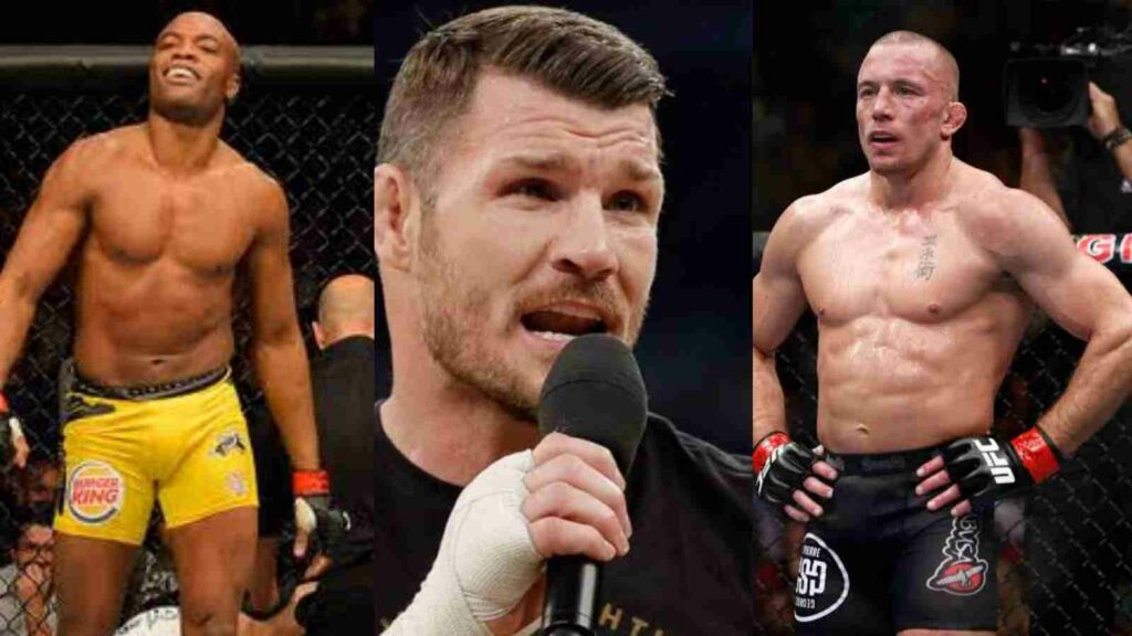 Georges St-Pierre Michael Bisping Anderson Silva 