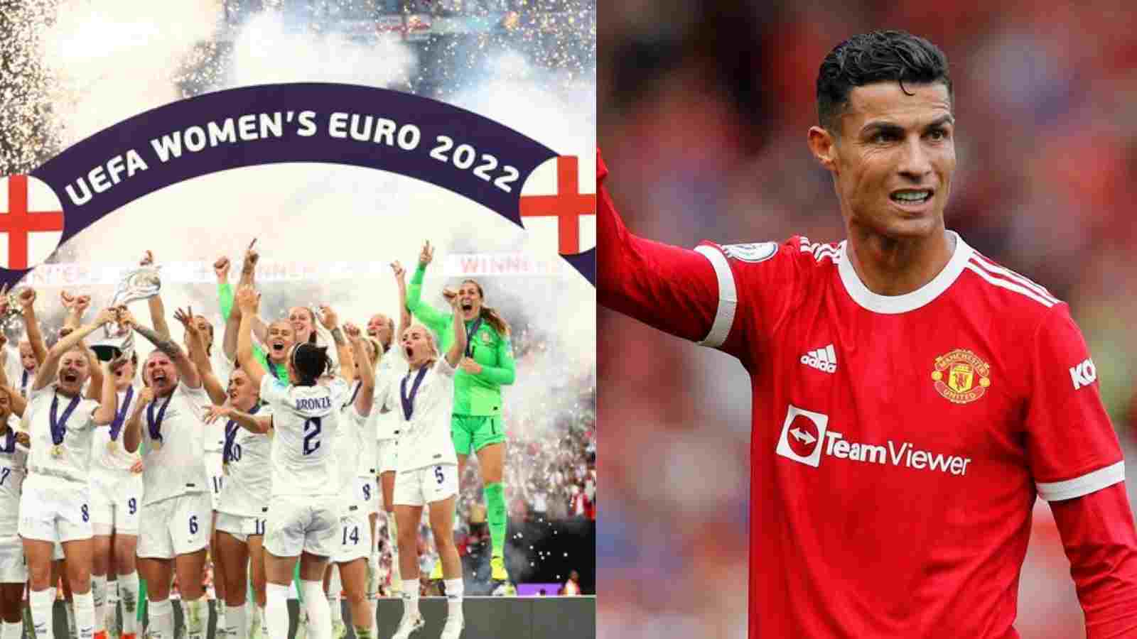 Euro 2022 winner England women team players will receive the same amount as Cristiano Ronaldo’s daily wage at Manchester United