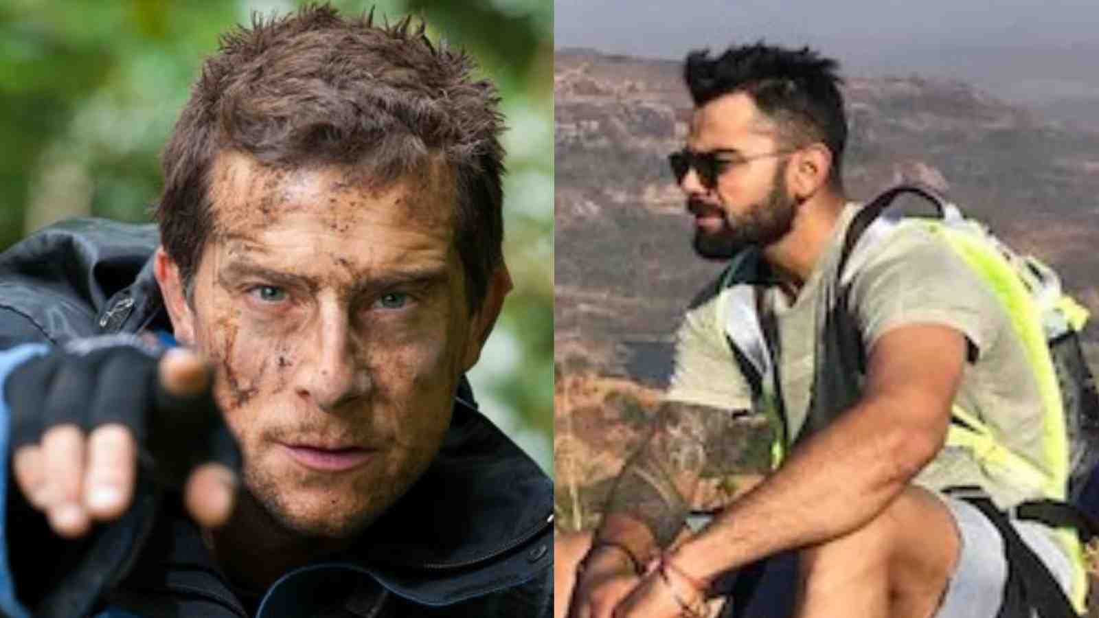 “True heart of a lion”- Bear Grylls wants Virat Kohli to feature on Man vs Wild