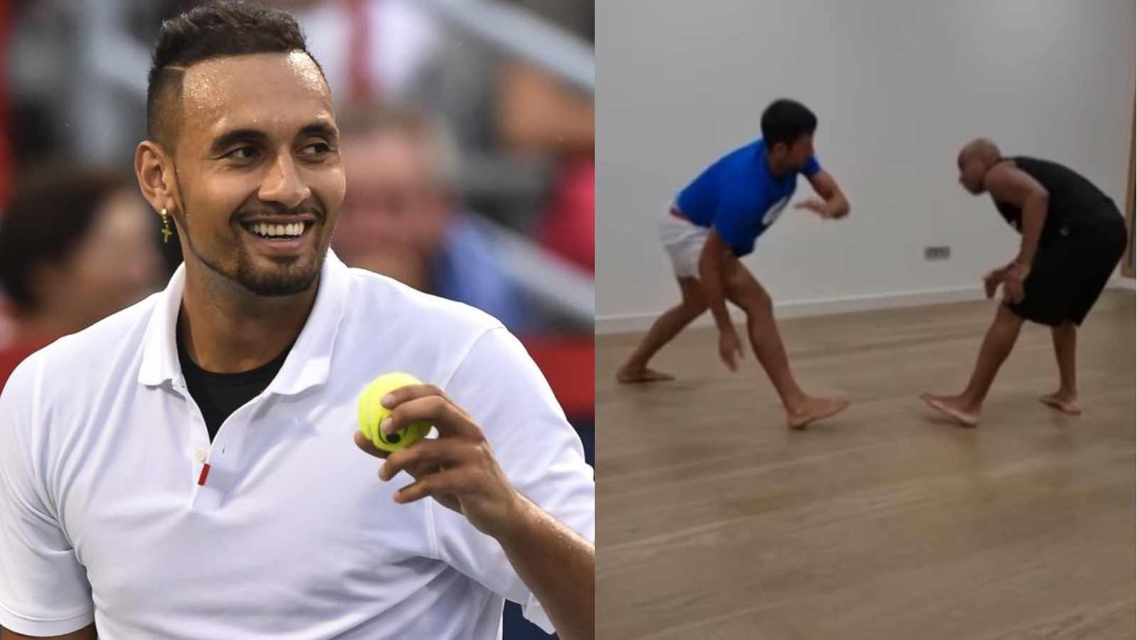 “I am in trouble,” Nick Kyrgios gives a hilarious response to Novak Djokovic’s latest training video