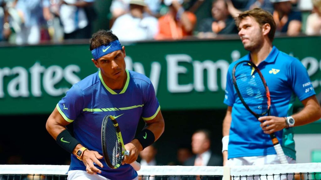 Rafael Nadal and Stan Wawrinka