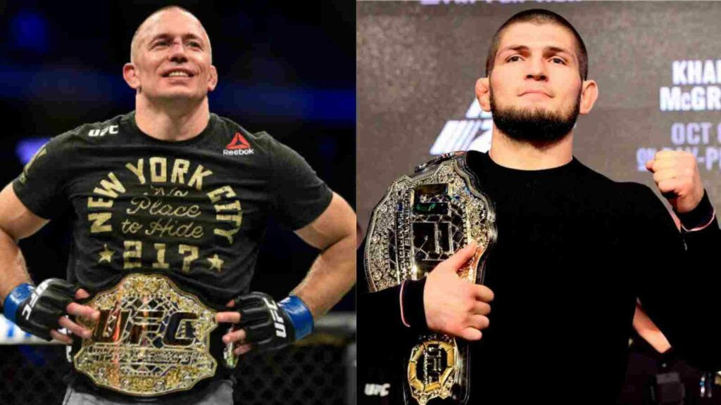 Georges St. Pierre
Khabib Nurmagomedov 