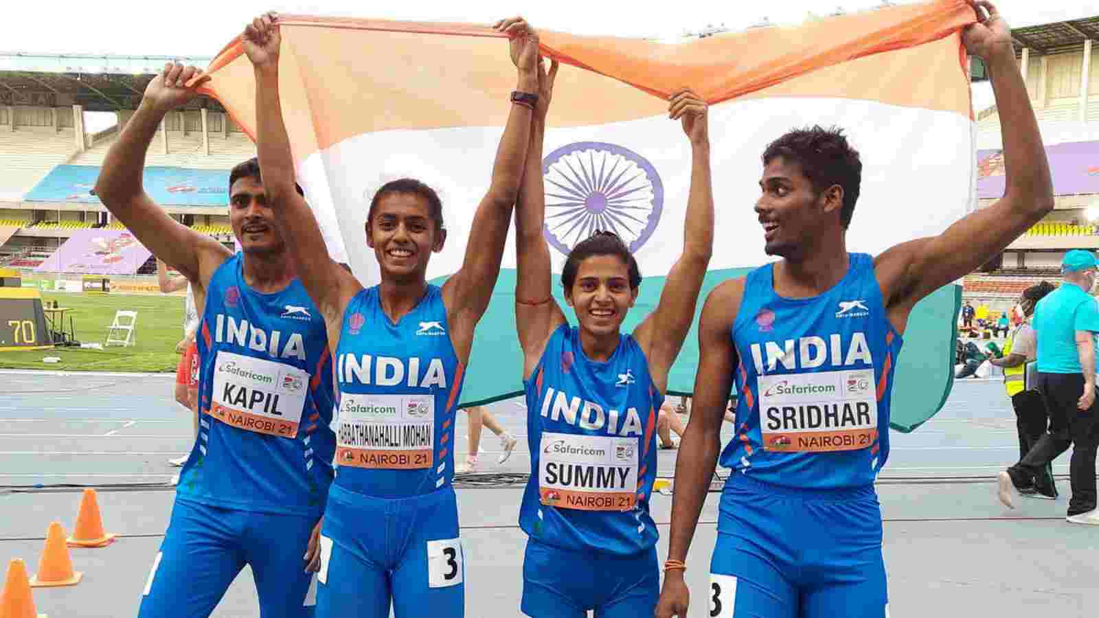 “India breaks its own record” – India’s mixed 4×400 relay sets Asian record, finishes second overall in heats