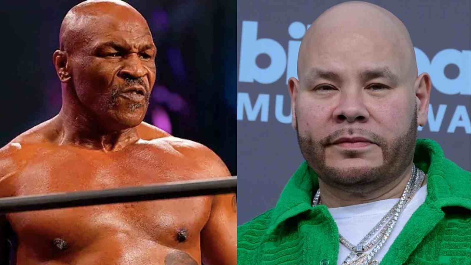 “I got your back”- Mike Tyson prevents Fat Joe from getting knocked out in a crazy incident