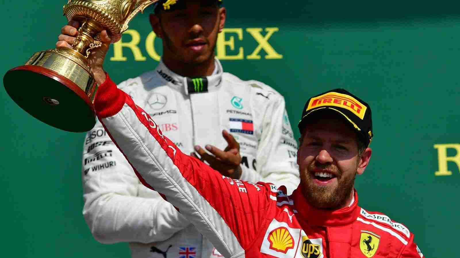 Lewis Hamilton and Sebastian Vettel