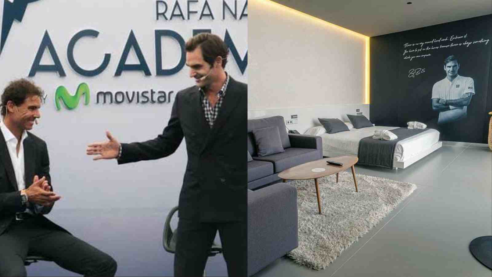 “A Roger Federer suite in the academy” Rafael Nadal Academy gives an astounding tribute to his great friend and Swiss maestro Roger Federer