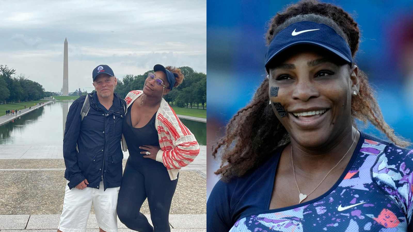 “Always love showing the tourists around my town,” Citi Open chairman Mark Ein takes Serena Williams on a tour of Washington City