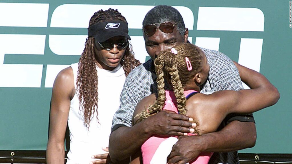 Venus Williams, Richard Williams and Serena Williams