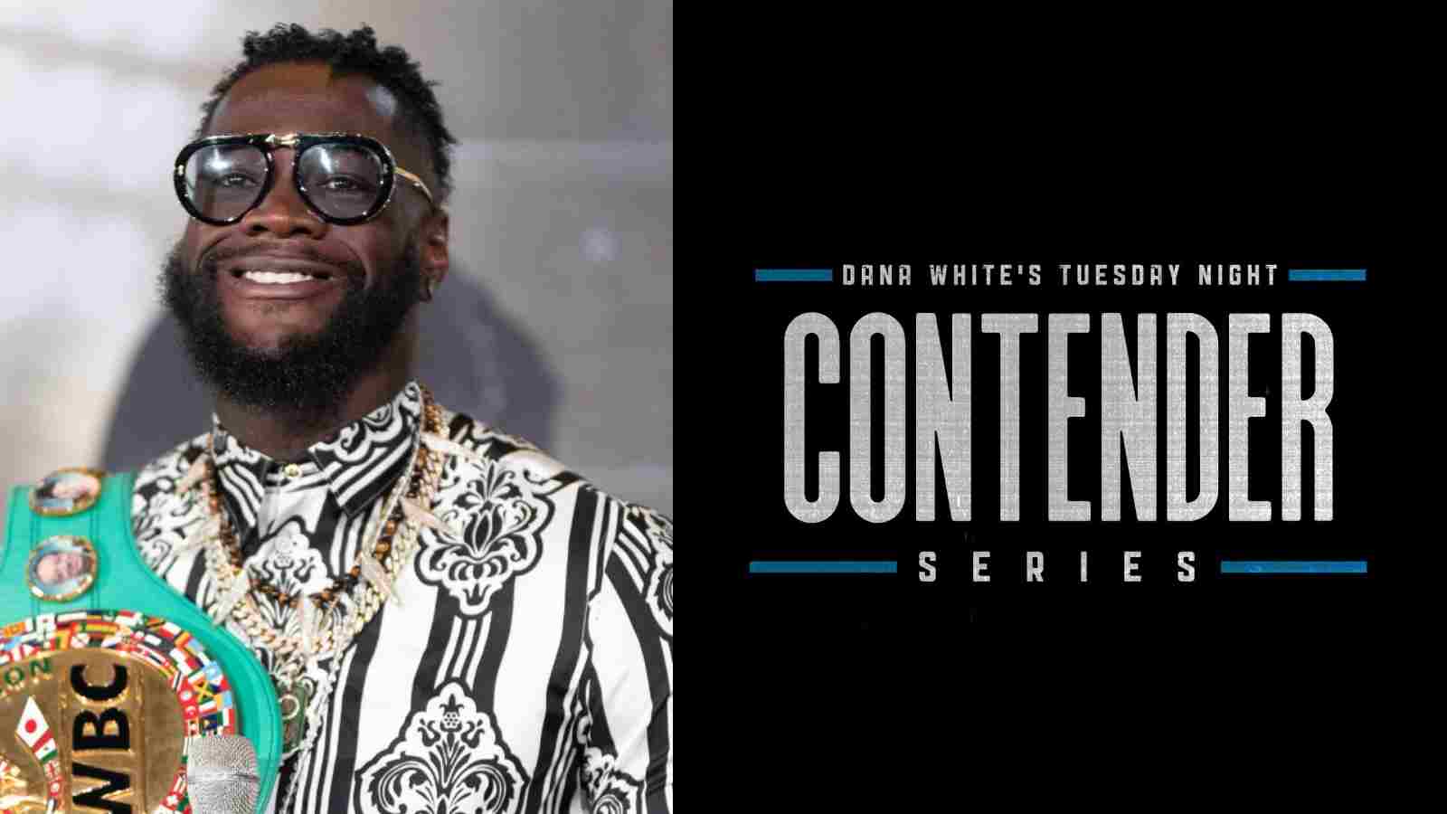 “Here to see the Knockouts”- Deontay Wilder makes an appearance at Dana White’s Contender Series Season 6