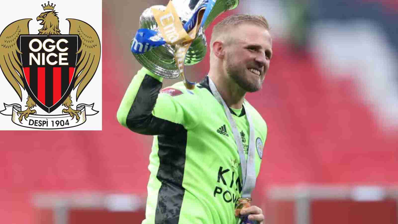 Kasper Schmeichel on the verge of signing for Nice after an 11-year spell at Leicester City: Reports