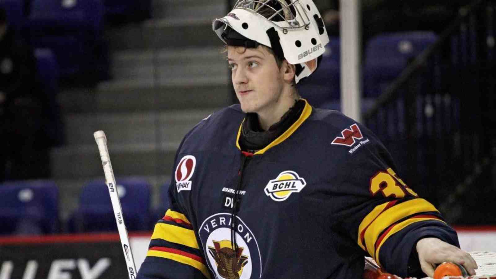 “Living in a dream” – Goalie Ty Young got drafted by his favorite team, Vancouver Canucks