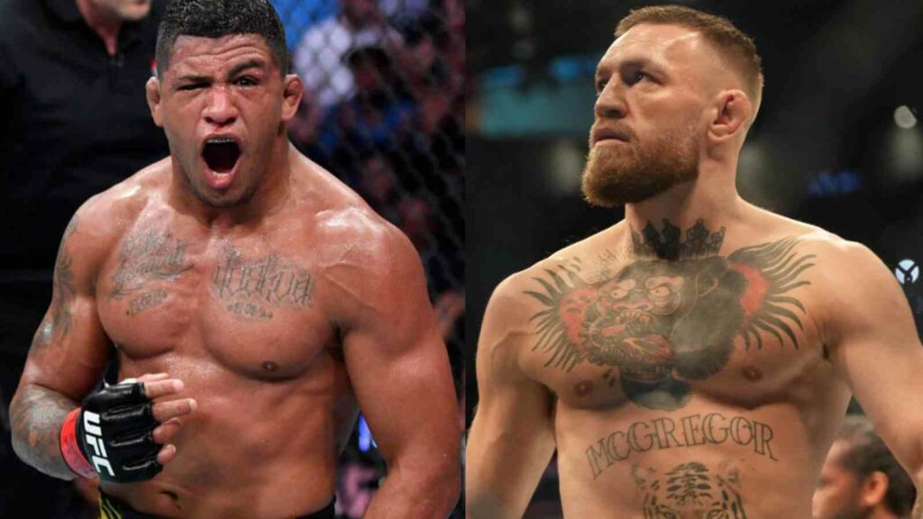 Conor McGregor and Gilbert Burns