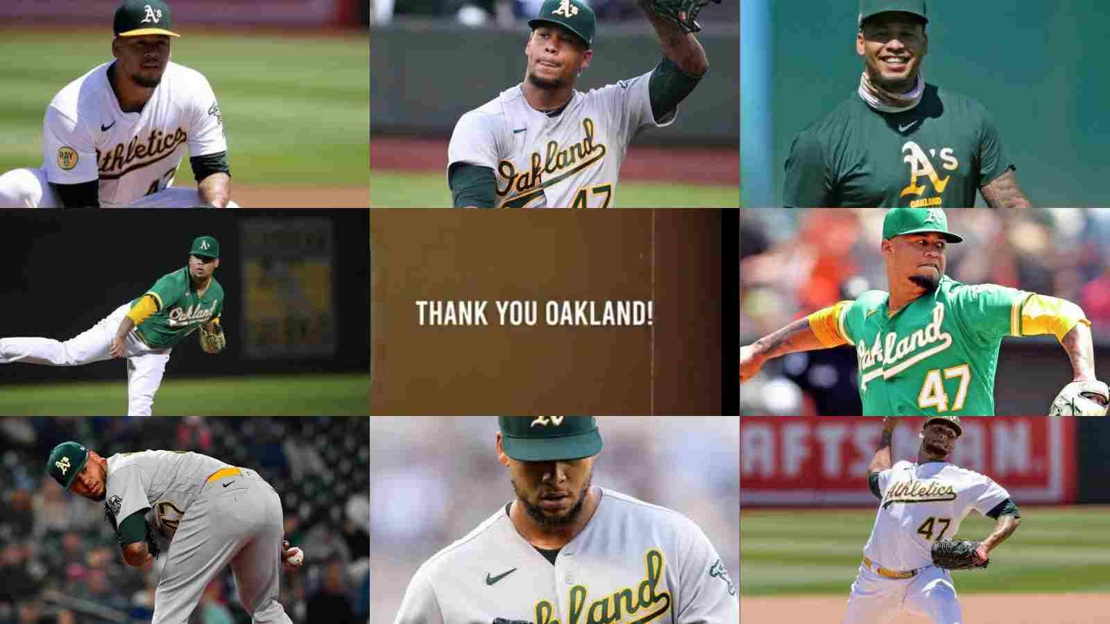 “Cheers to a new start”- Frankie Montas bids adieu to the Oakland Athletics in the most creative way