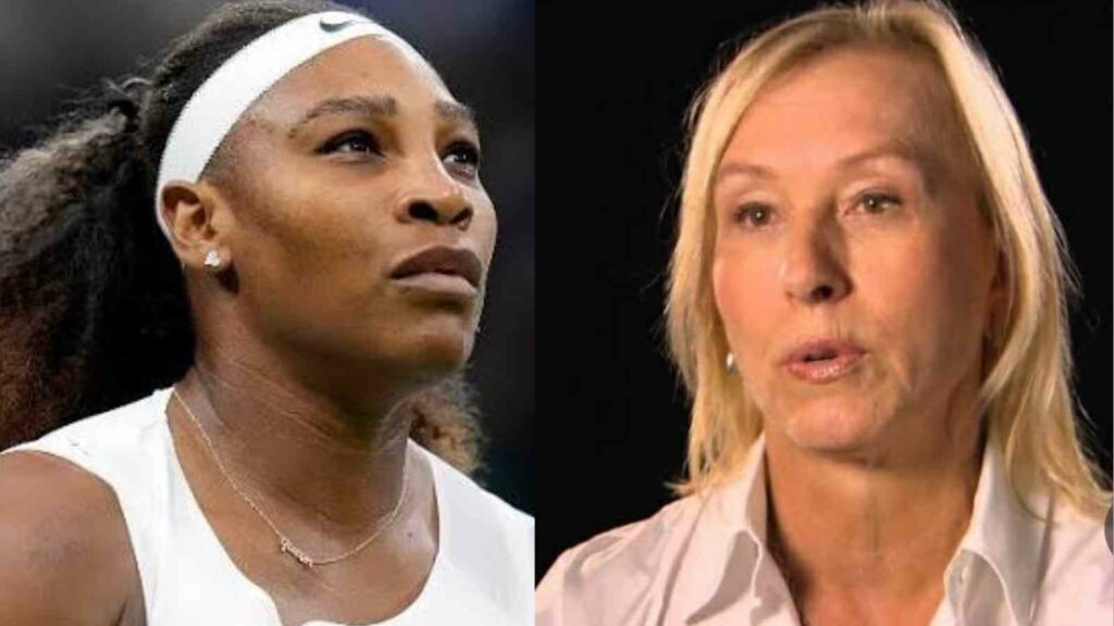 Serena Williams and Martina Navratilova