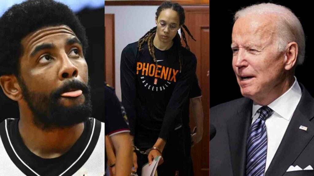 Kyrie Irving, Brittney Griner, Joe Biden