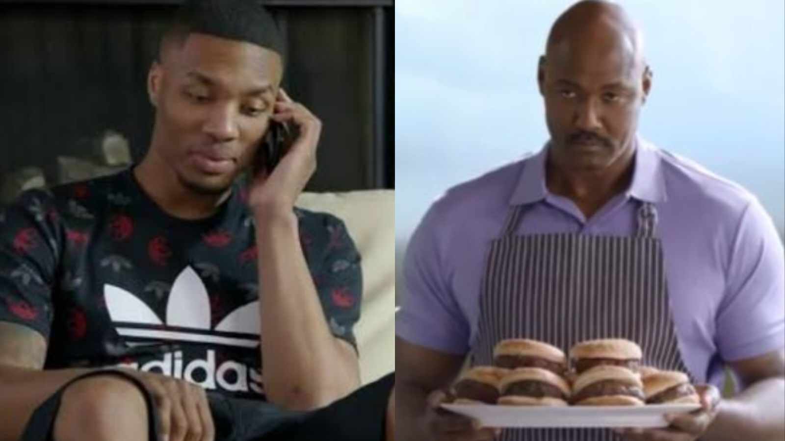 “Don’t wanna be one of those legends who lost in the Finals over and over” Damian Lillard trolled Karl Malone in the most ultimate commercial