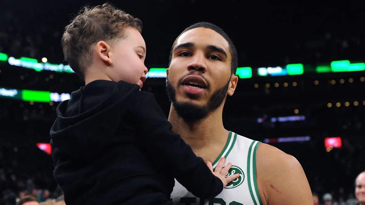 “Spare your own child” Jayson Tatum embarrasses 4-year-old son Duece in own camp