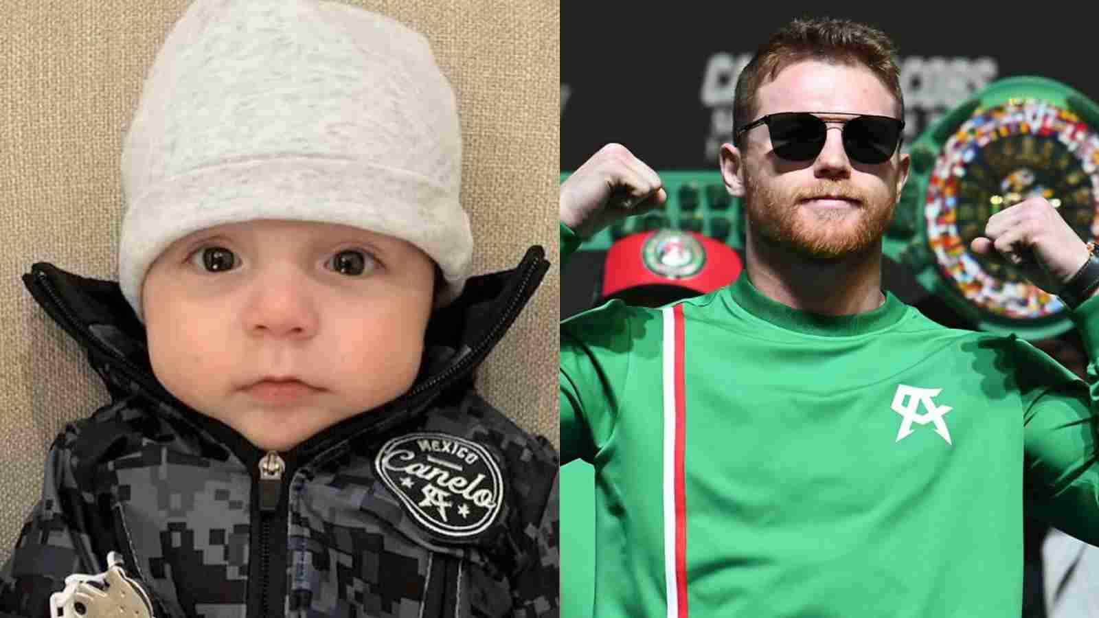 Watch: Canelo Alvarez teaching his 3-year-old son training boxing with Eddy Reynoso