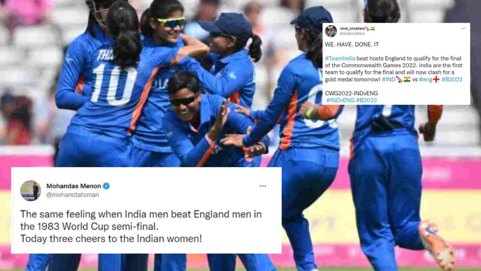 “Ab Gold Lana Hain”- Twitter reacts as India defeats England in semi-final thriller; enters Commonwealth Games 2022 final