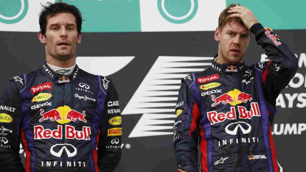 Mark Webber and Sebastian Vettel