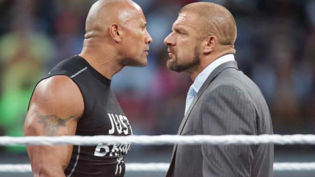 Triple H and the Rock 