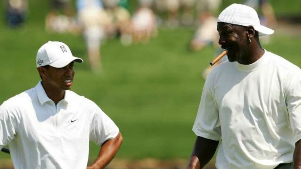 Tiger Woods and Michael Jordan