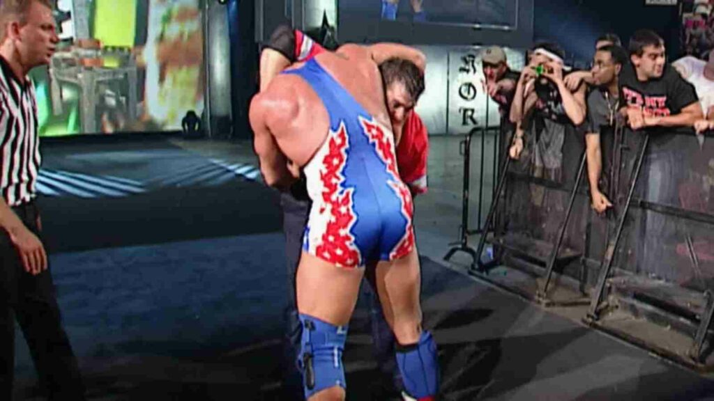 Kurt Angle vs Shane McMahon at the 2001 King of the Ring Pay Per View