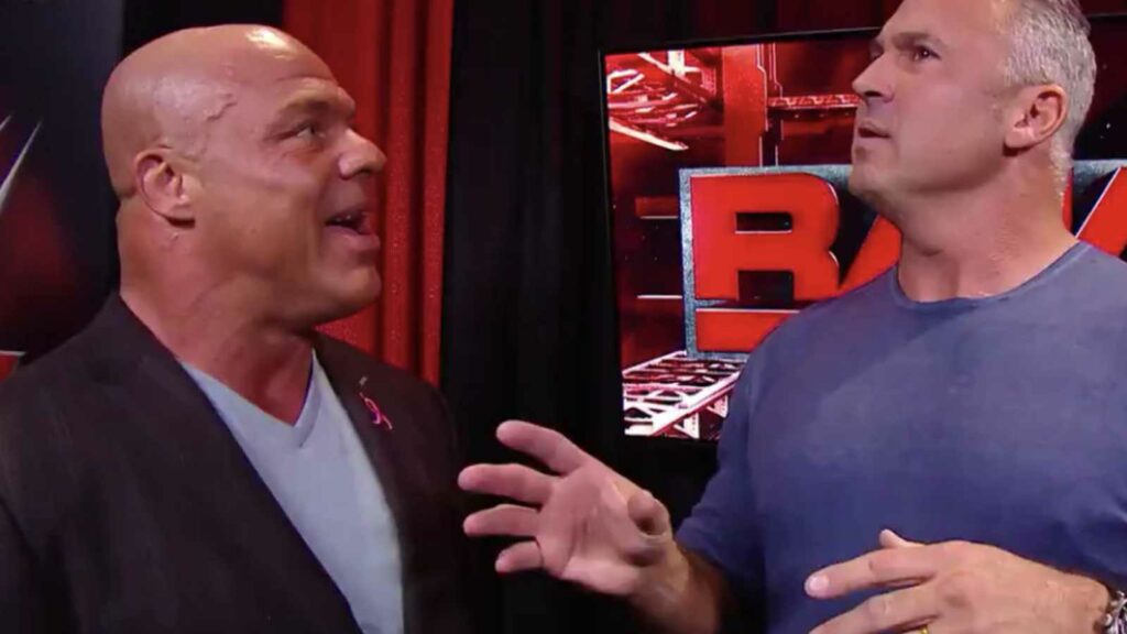 Kurt Angle and Shane McMahon in 2017