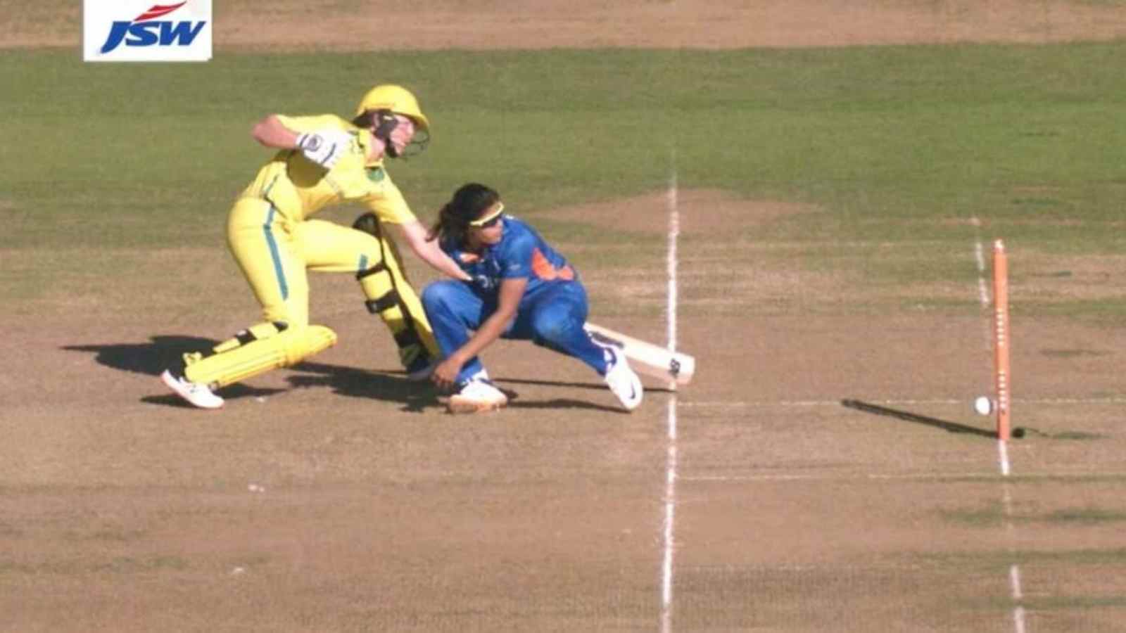 WATCH: Radha Yadav’s unique and unbelievable run out sends back Meg Lanning