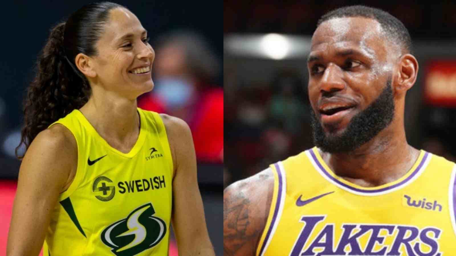 “You’re the BEST” LeBron James applauds Sue Bird after final home game with Storm