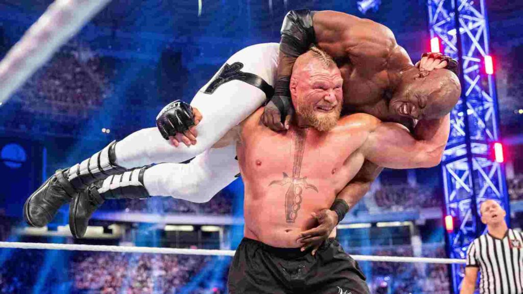 Brock Lesnar vs Bobby Lashley at Royal Rumble 2022