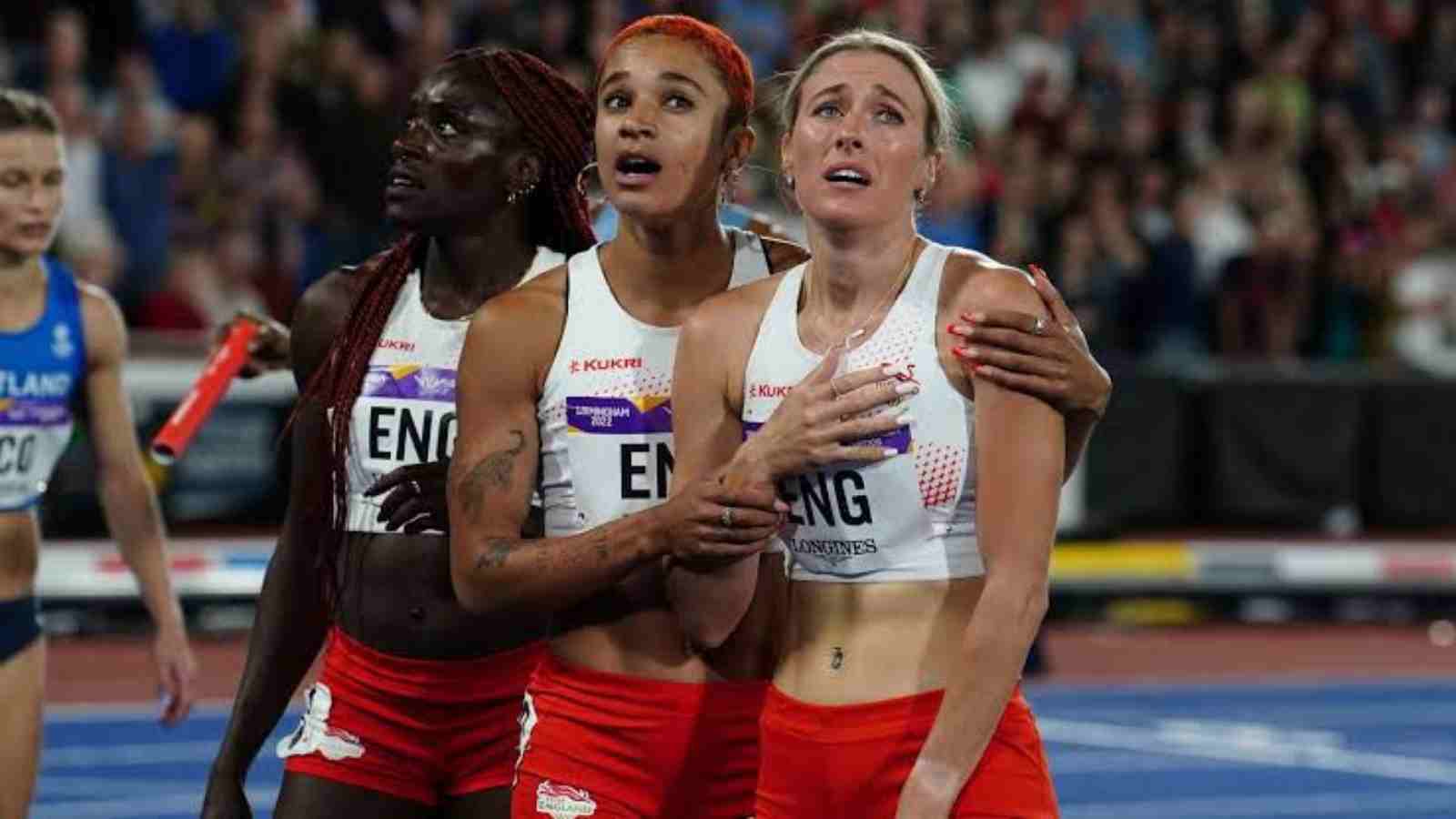 England Women 4x400m relay team STRIPPED of gold after devastating disqualification at 2022 Commonwealth Games