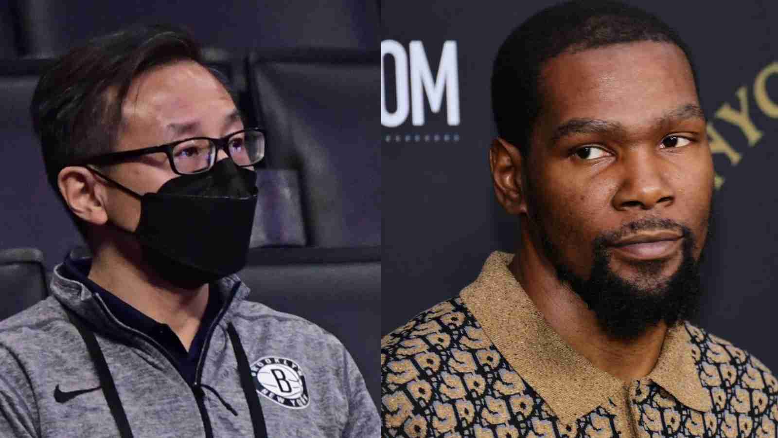 Billionaire Nets owner Joe Tsai publicly goes against Kevin Durant on Twitter