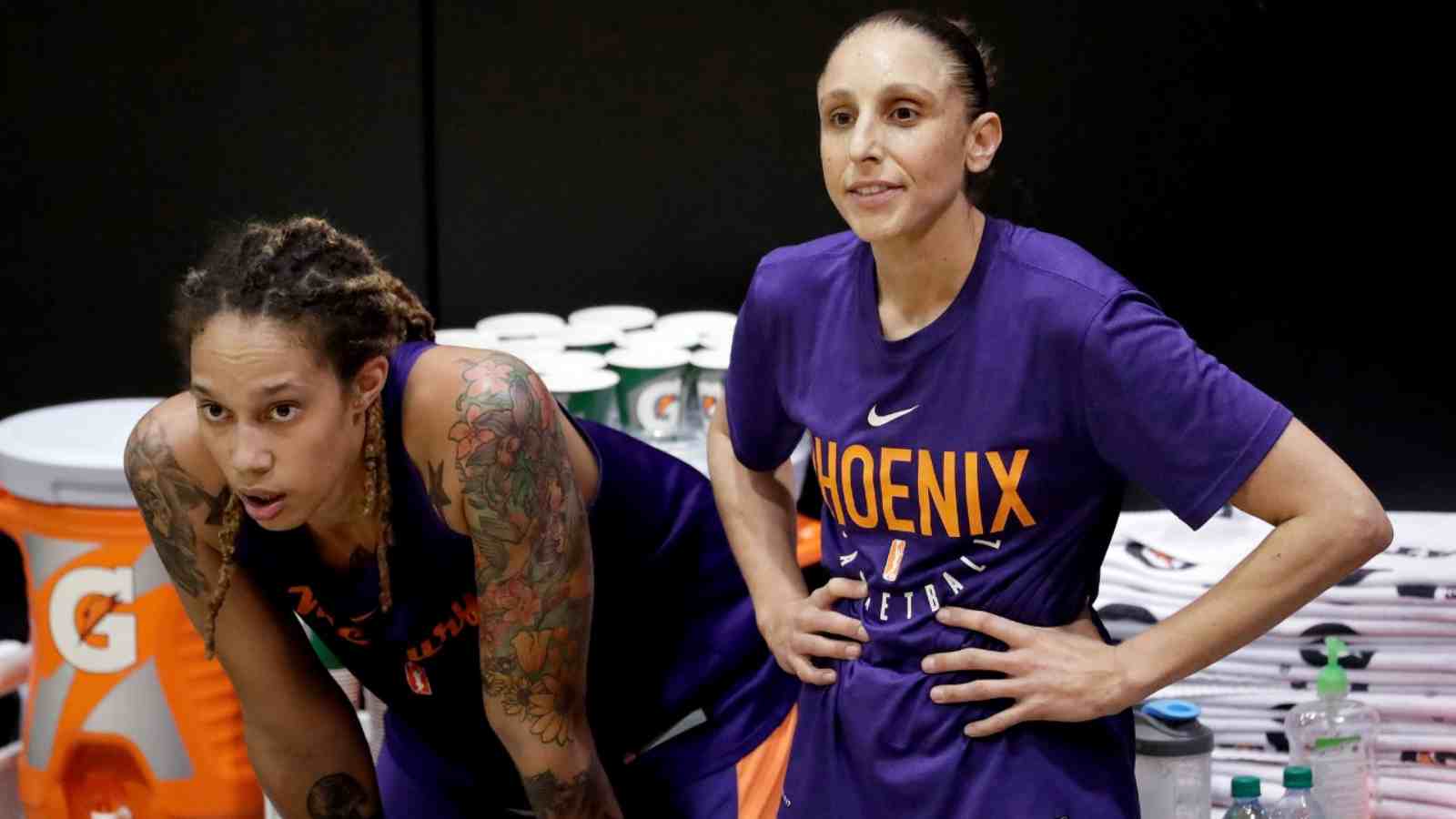 Brittney Griner and Diana Taurasi