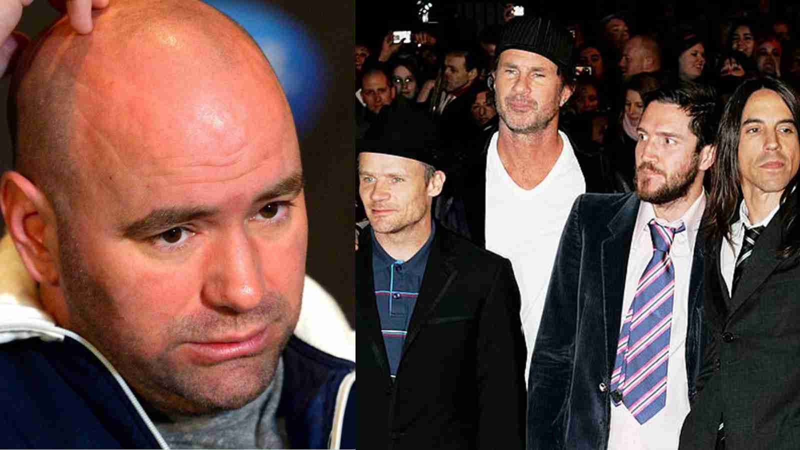 “I was DISSAPOINTED” – Dana White says Red Hot Chili Peppers shouldn’t have performed in a 46-thousand-seat arena