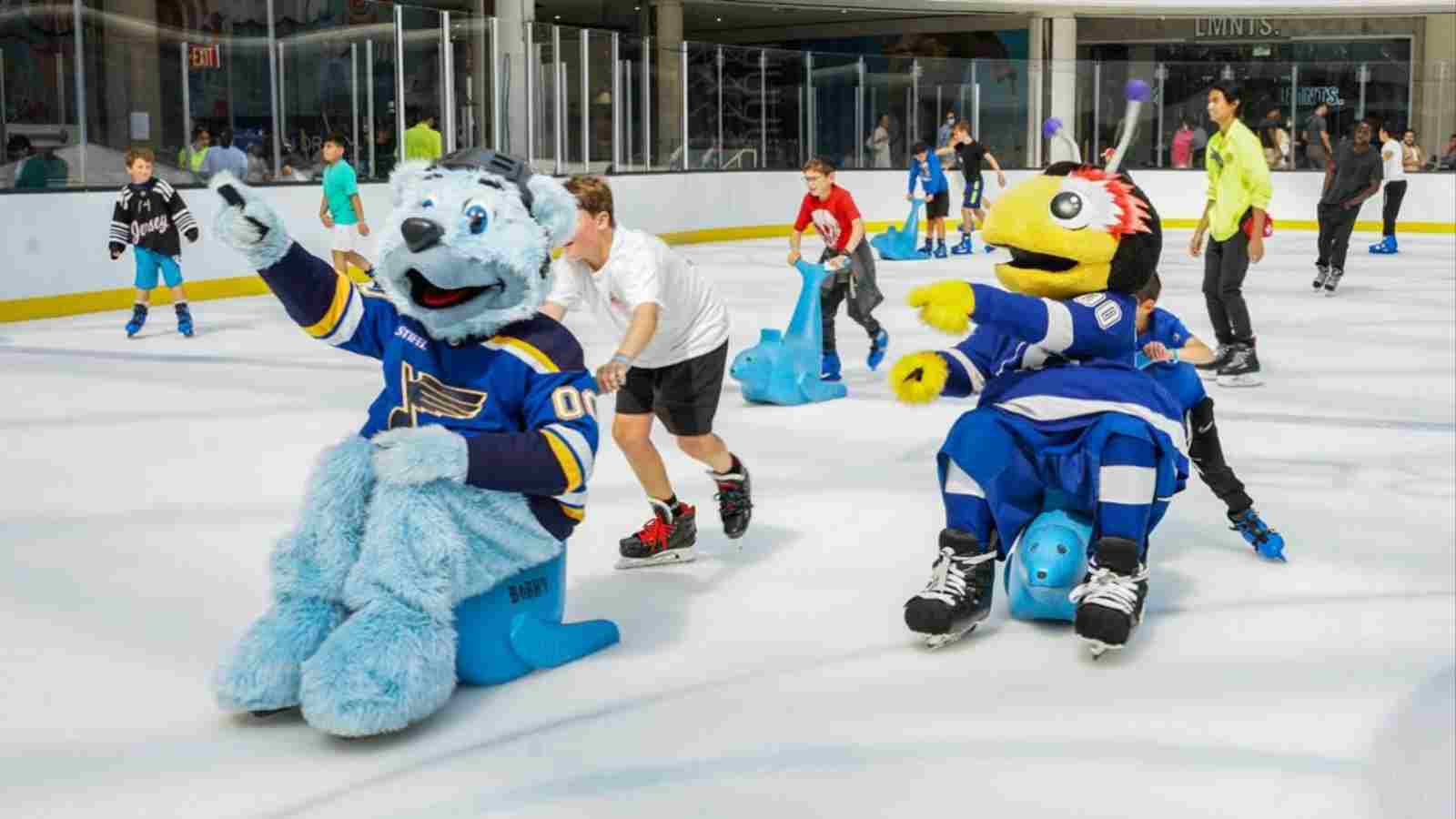 “Skate and dance” – NHL mascots capture the floor with fans at American Dream