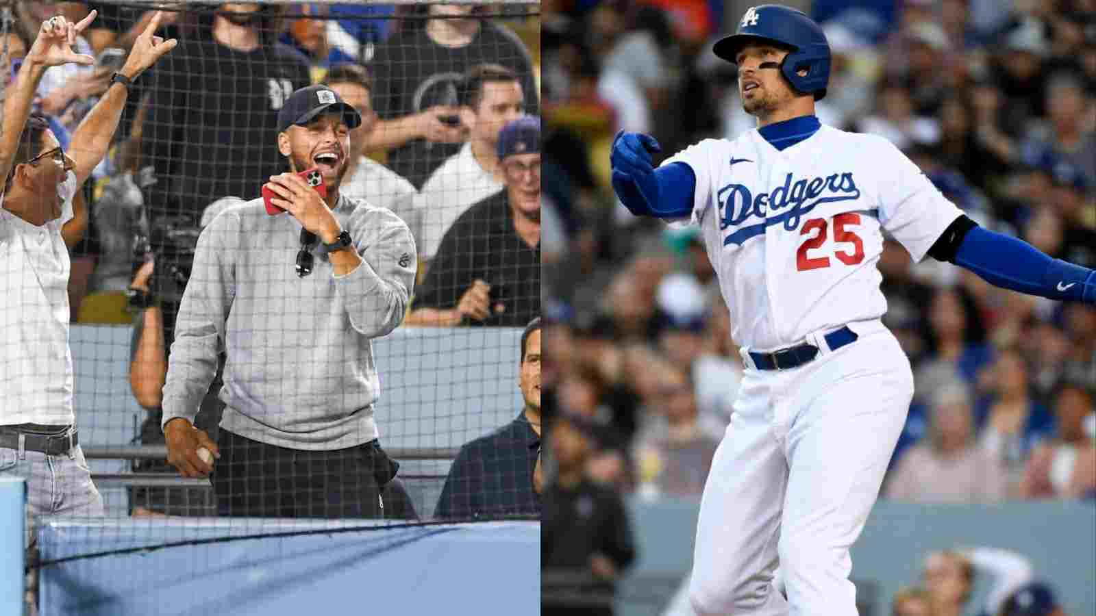 “Chef Curry in the building!”: Stephen Curry firing up the Dodgers’ stadium, rallying on for Klay’s brother Trayce