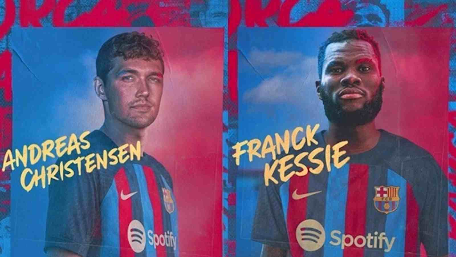 Barcelona signings Andreas Christensen and Frank Kessie could walk away free if not registered before La Liga’s opening fixture: Reports