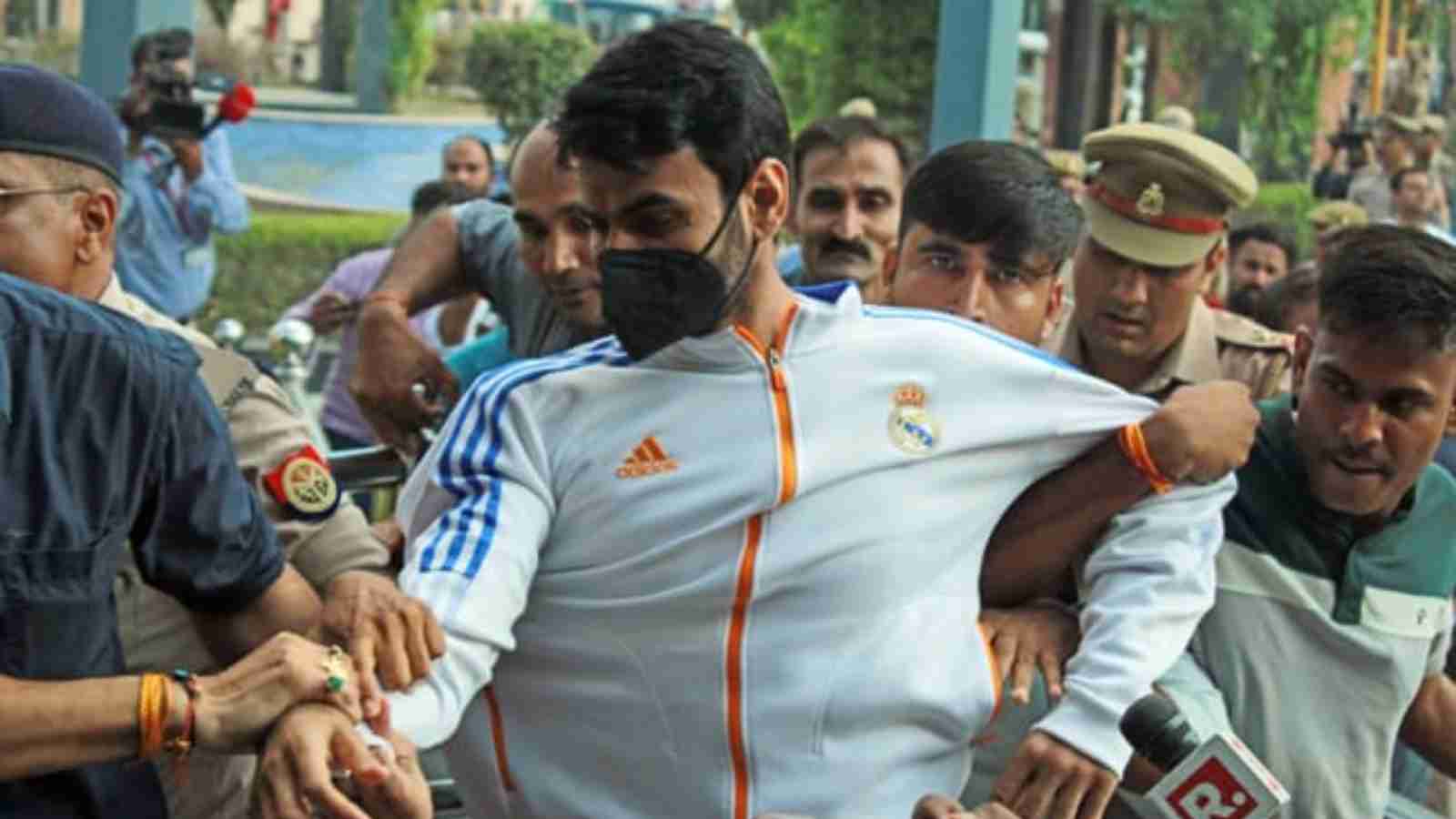 “Real Madrid unveil Shrikant Tyagi”- Twitter takes dig at Indian Politician wearing Los Blancos’ jacket while being in police custody