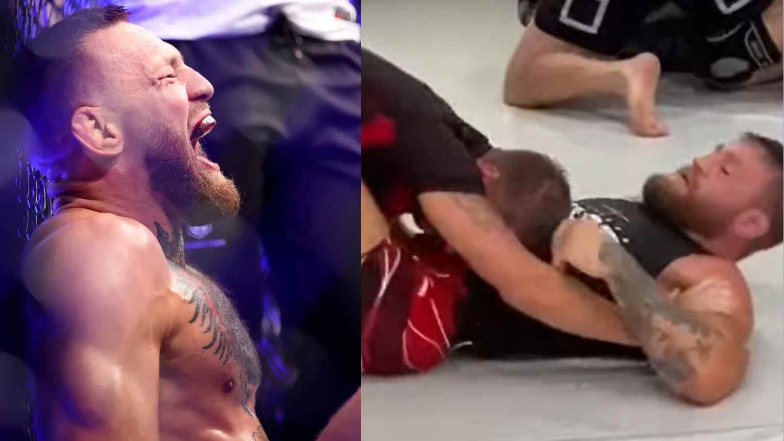 ‘LET’S WRESTLE! LET’S WRESTLE’ – Conor McGregor tests his hand in grappling for first time since devastating injury