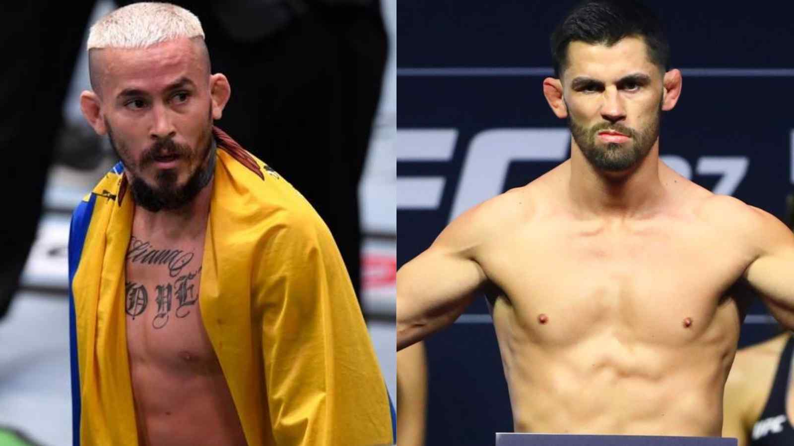 Marlon Vera and Dominick Cruz end their face-off interview on COLD warnings ahead of UFC San Diego