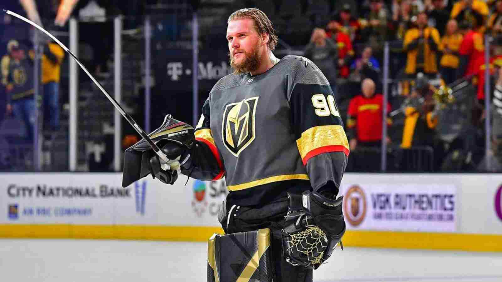 <strong>“Wish him the speediest of recoveries” – Golden Knights goalie Robin Lehner expected to remain out for season after surgery</strong>