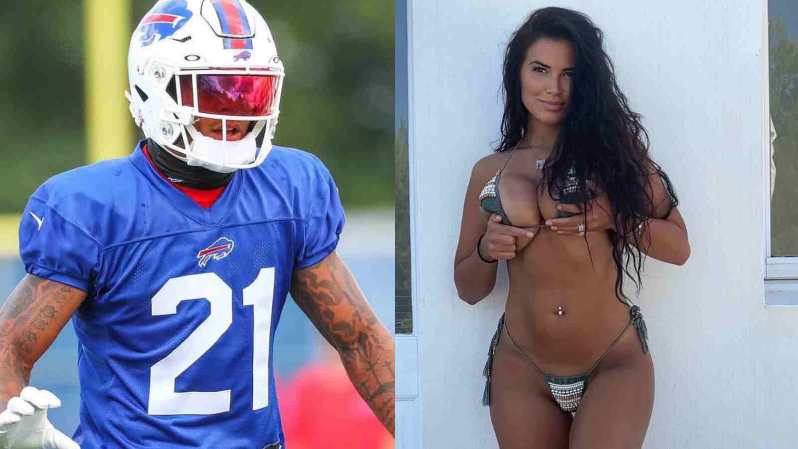 “Sizzling HOT”: Jordan Poyer’s wife Rachel Bush’s latest bikini pictures from vacation are making the football safety almost regret joining training camp