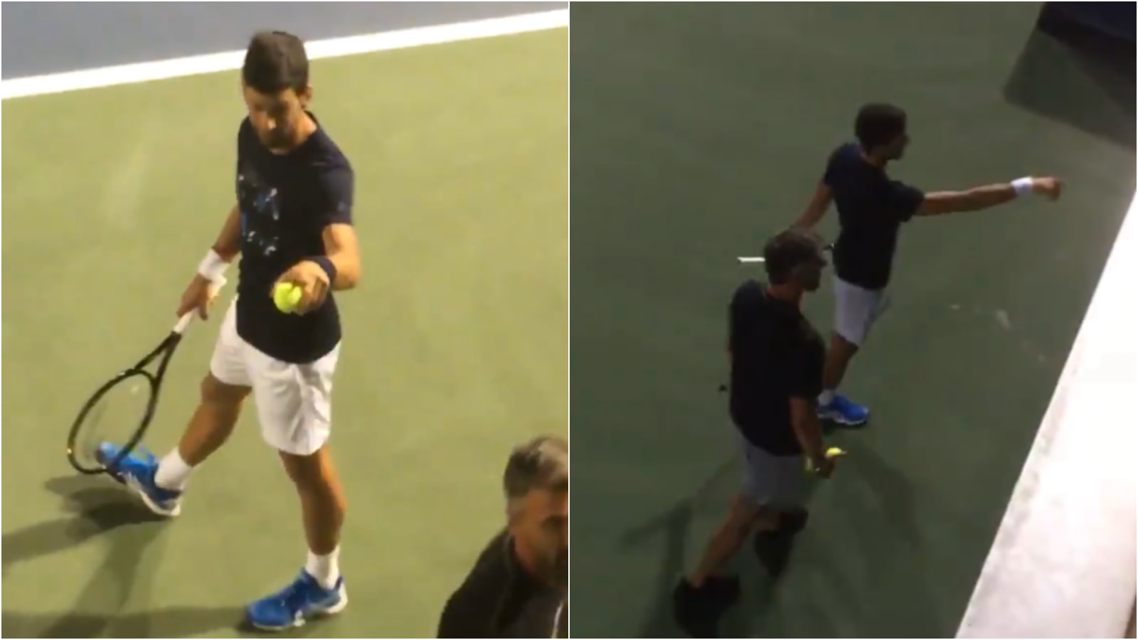 “I’ll come find you” Novak Djokovic openly THREATENED a fan during practice at US Open